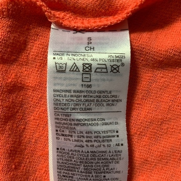 Old Navy Lightweight Tangerine A-Line Swing Dress sz S - Picture 4 of 9